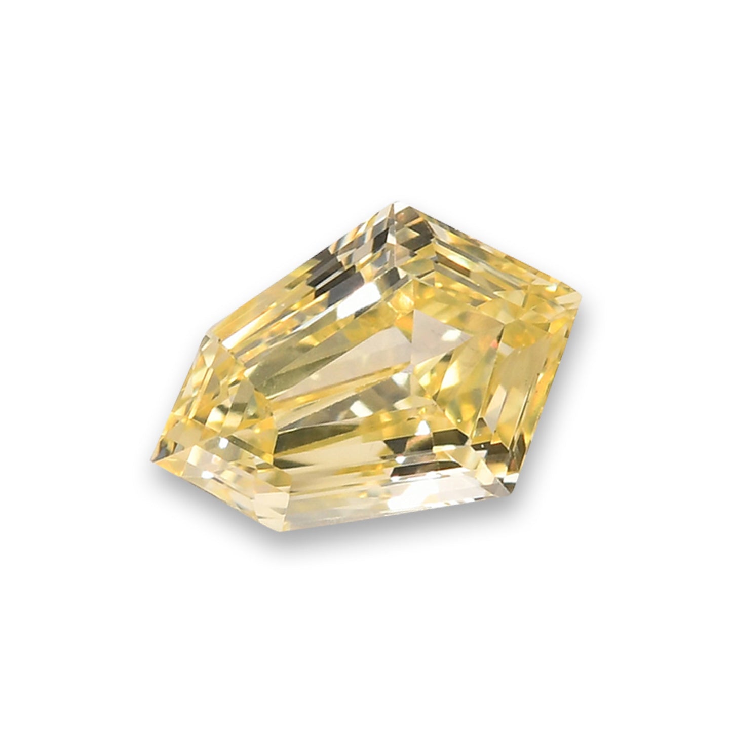 0,29 Karat Fancy Yellow Kite-Diamant (SI1) GIA