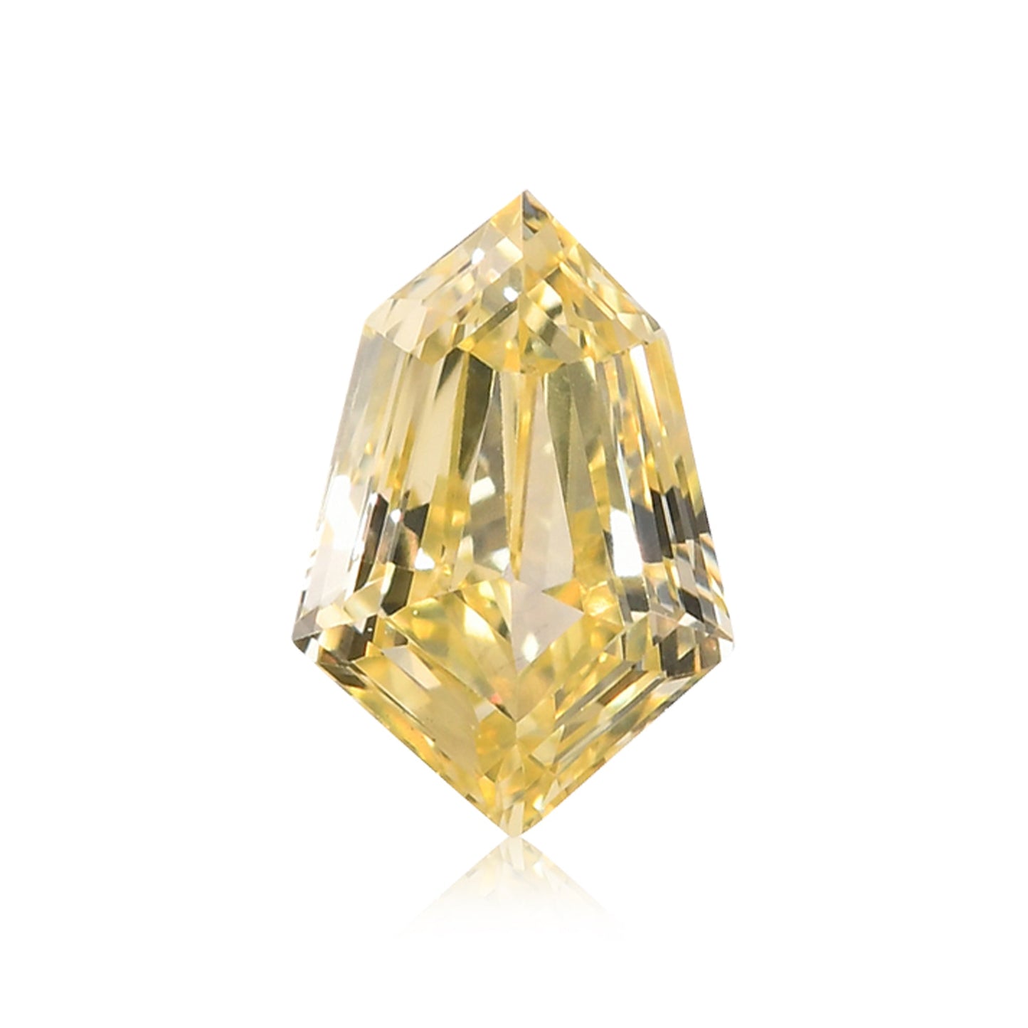 0,29 Karat Fancy Yellow Kite-Diamant (SI1) GIA