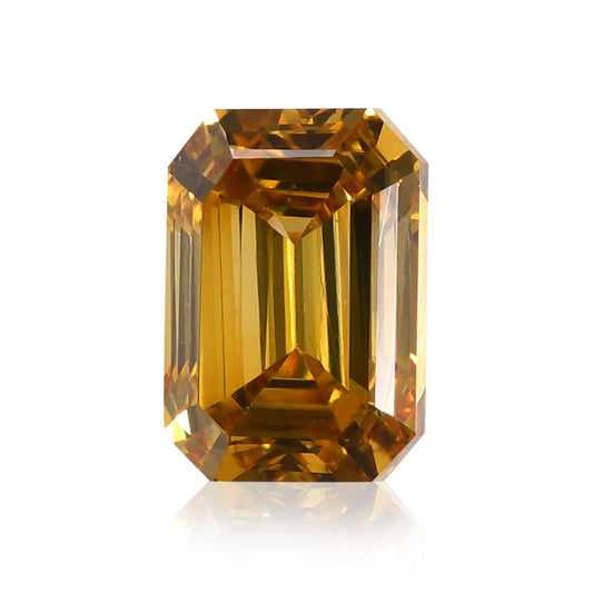 0,25 Karat Fancy Deep Yellow Emerald Diamond (VS2) GIA