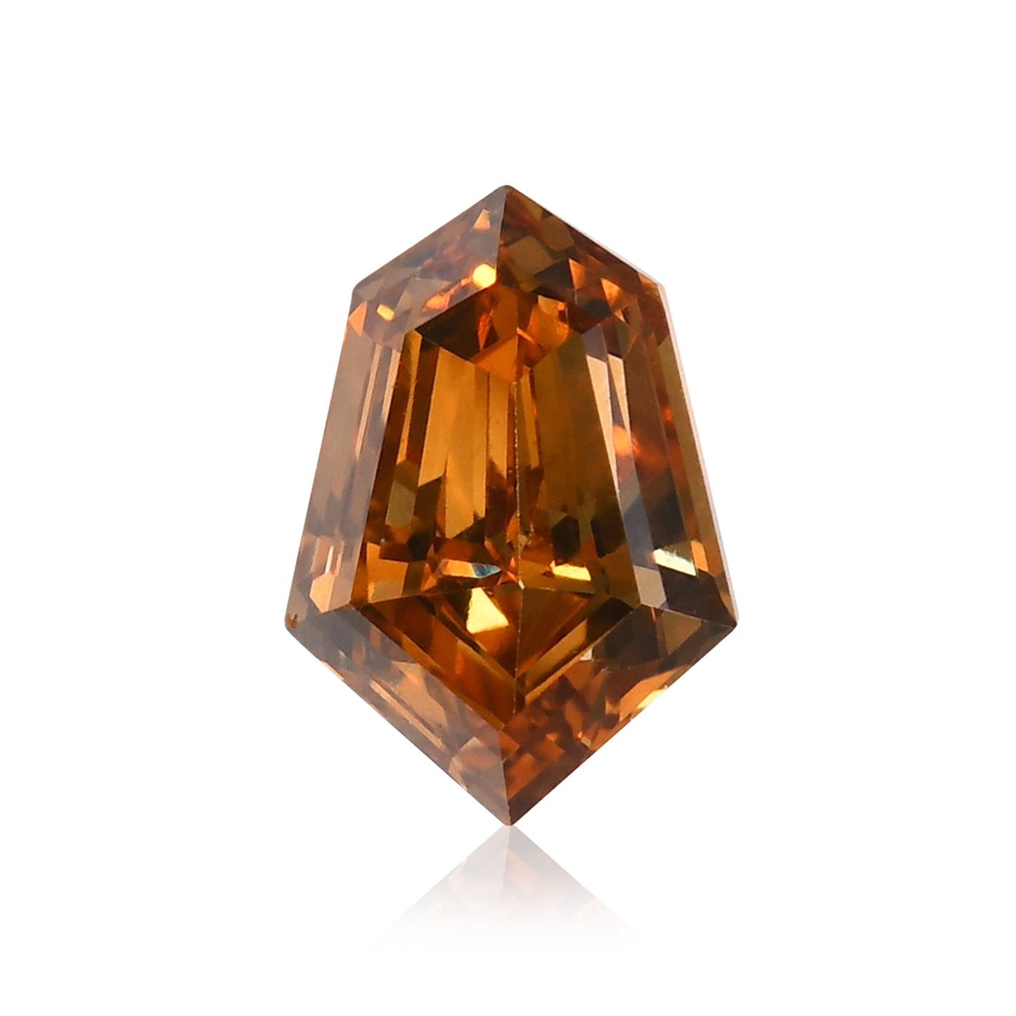 0.26 Carat Fancy Deep Brownish Orangy Yellow KITE Diamond (VS) GIA