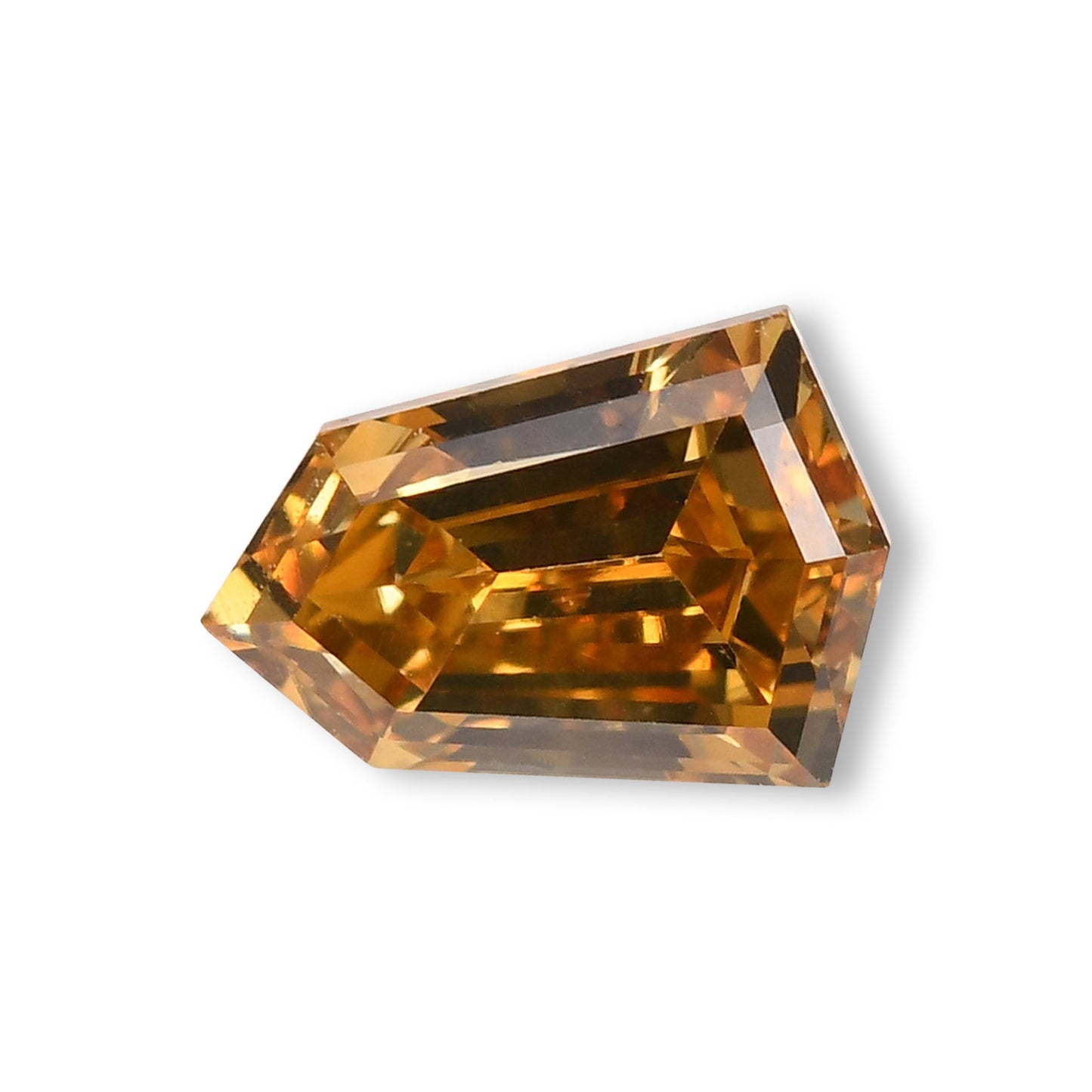 0.26 Carat Fancy Deep Brownish Orangy Yellow KITE Diamond (VS2) GIA