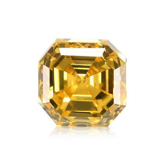 0,18 Karat Fancy Vivid Yellow Radiant (VS1) GIA