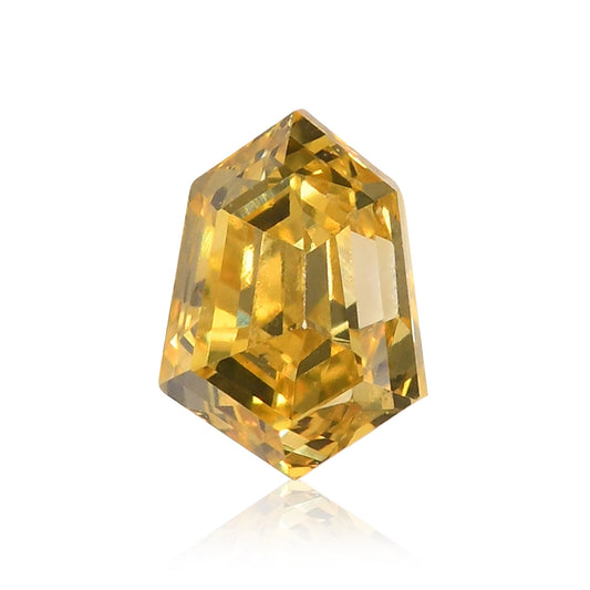 0,16 Karat Fancy Intense Yellow Kite-Diamant (I1) GIA