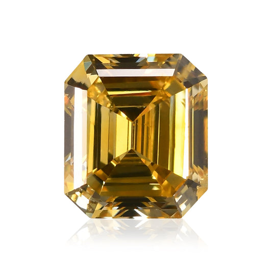 0,37 Karat Fancy Deep Yellow Emerald Diamond (VS1) GIA