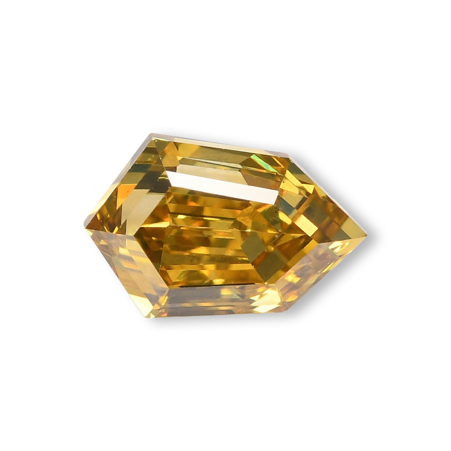 0.28 Carat Fancy Deep Brownish Yellow KITE Diamond (VS2) GIA
