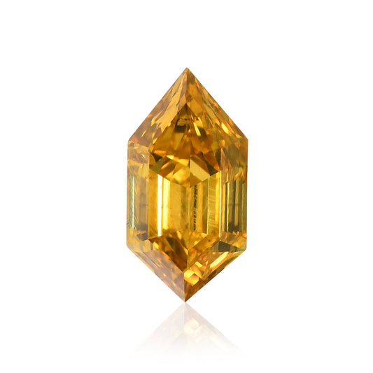 0,30 Karat Fancy Deep Yellow Kite-Diamant (I1) GIA