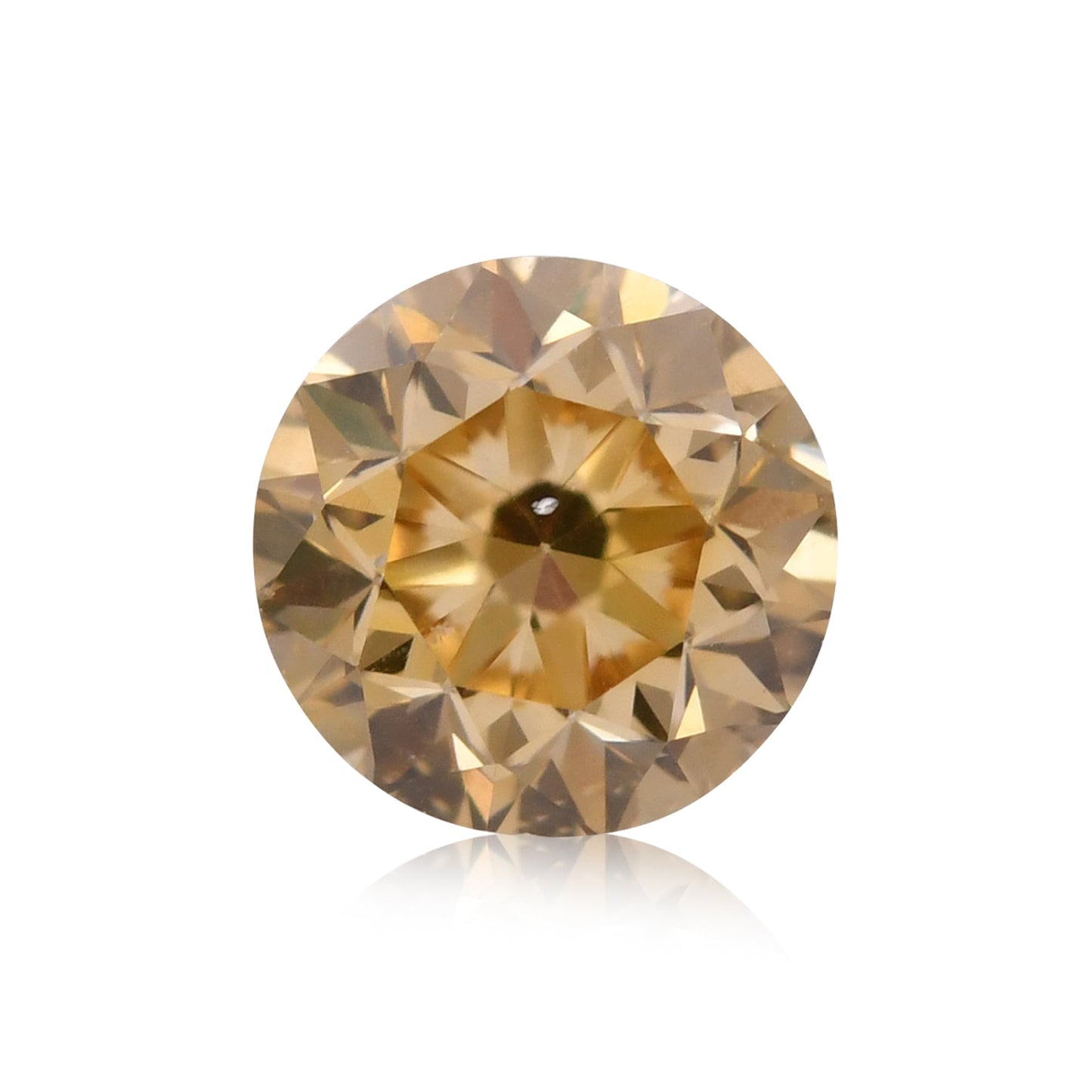 0,50 Karat Fancy Brownish Yellow Round Brilliant SI1 GIA