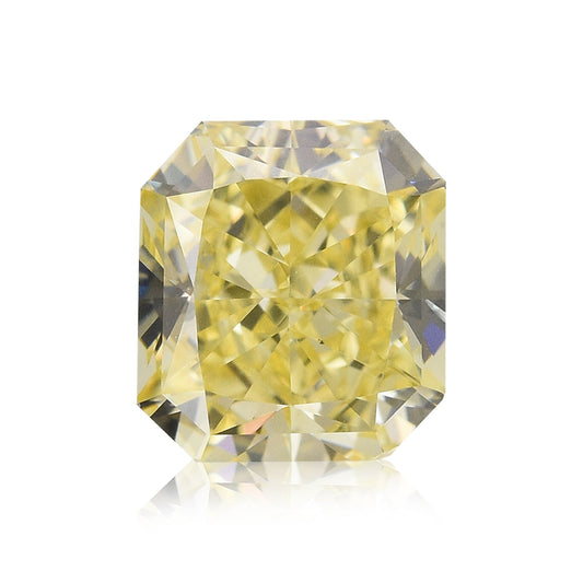 1,46 Karat Fancy Yellow Radiant VS2 GIA