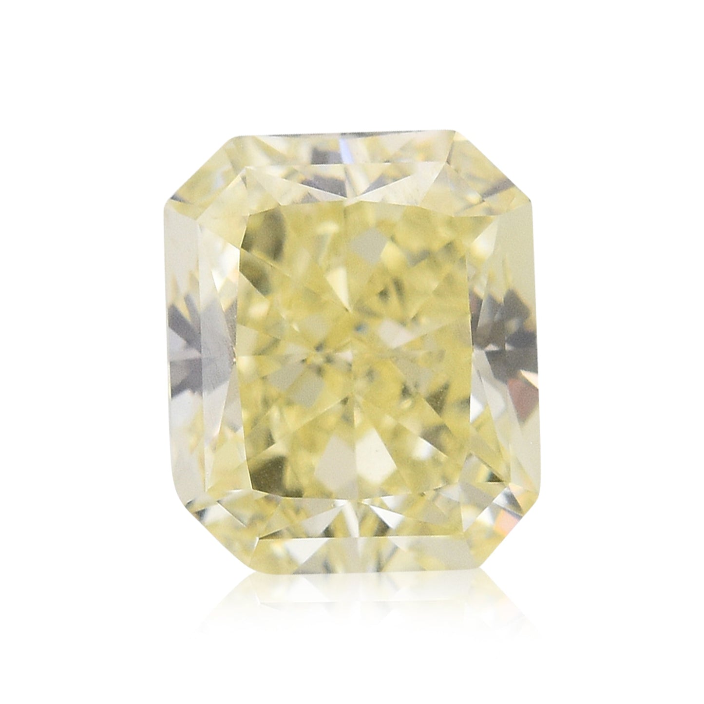 1.52 Carat Fancy Yellow Radiant Diamond VS2 GIA