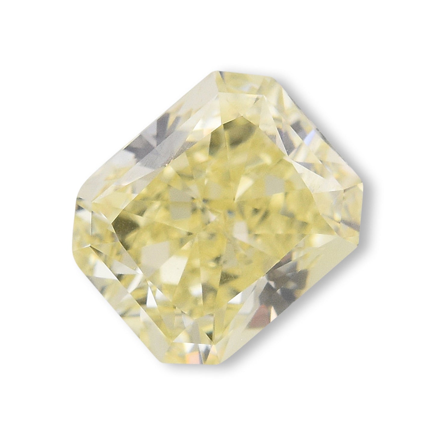 1.52 Carat Fancy Yellow Radiant Diamond VS2 GIA