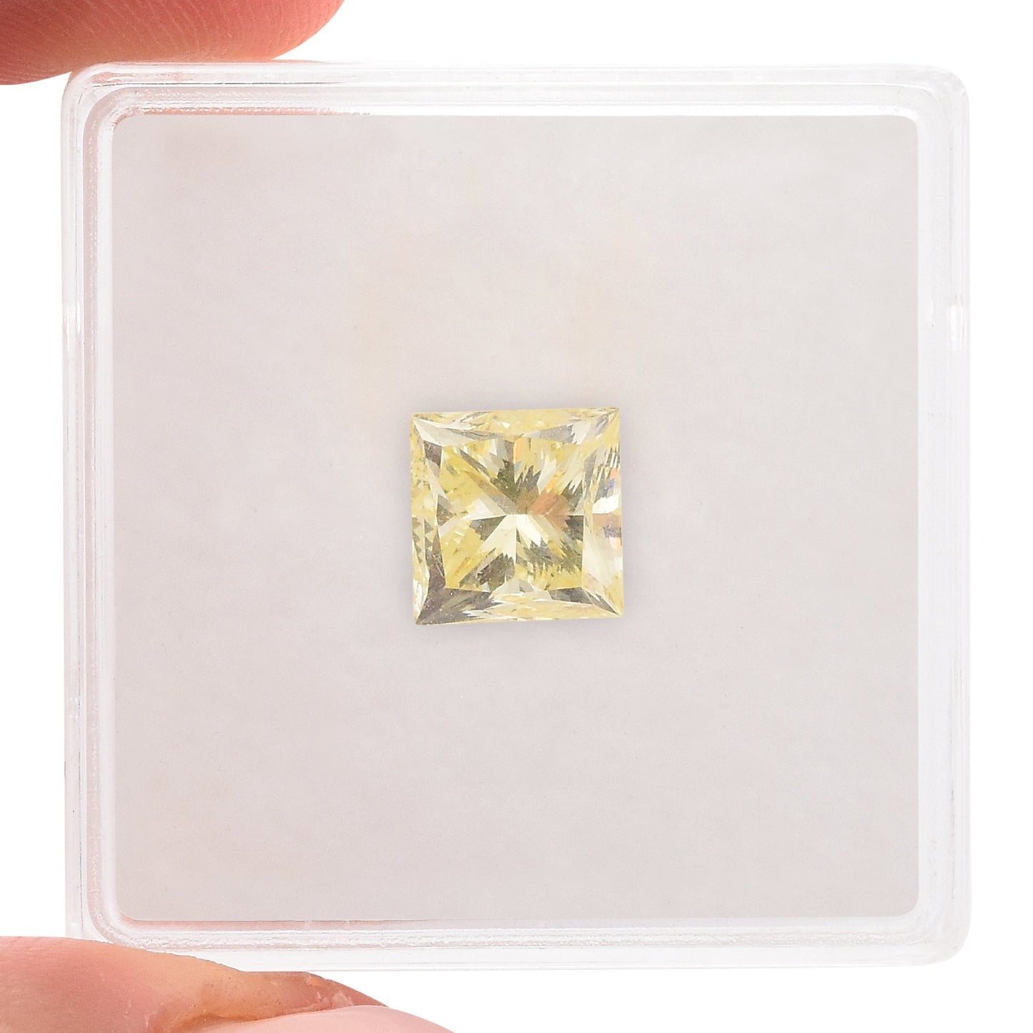 2,00 Karat Y-Z Princess Diamond SI1 GIA