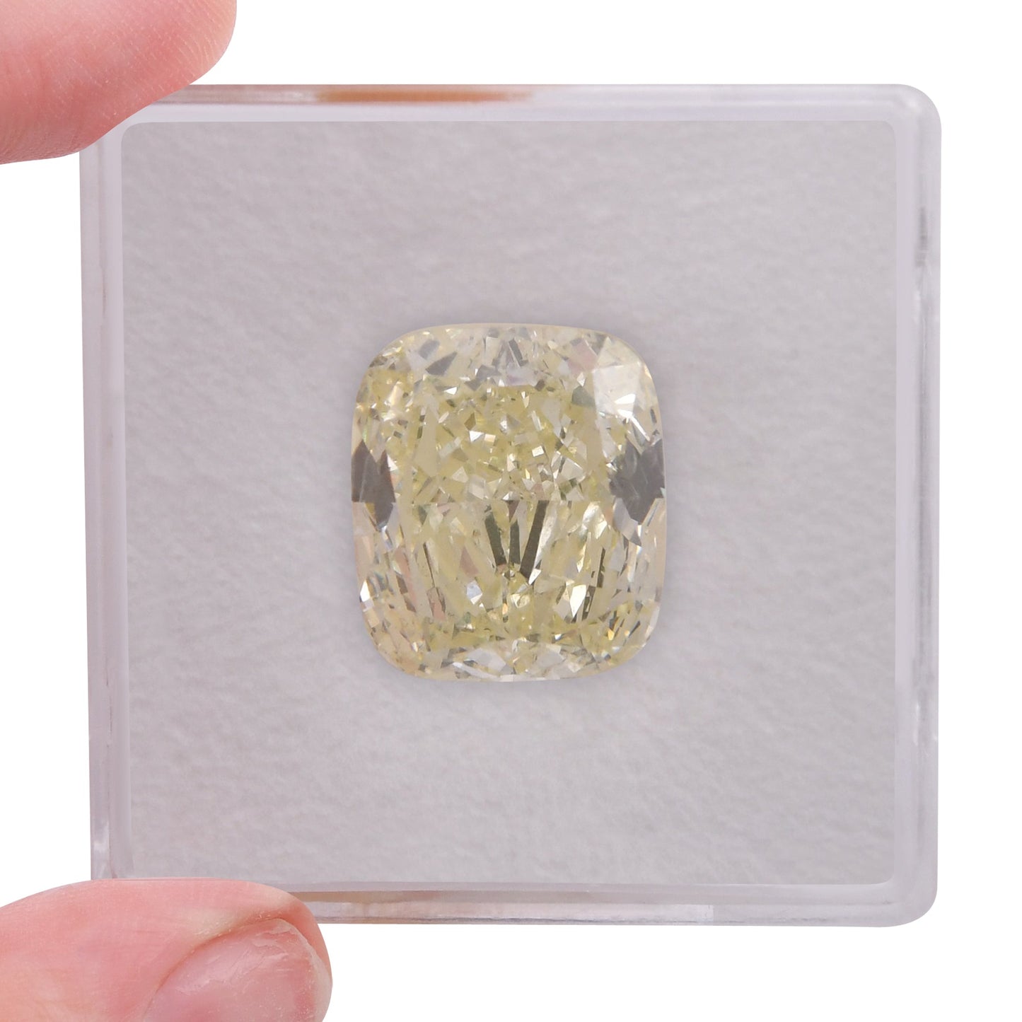 6.18 Carat N Cushion Diamond SI1 GIA