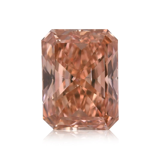 1,02 Karat Fancy Deep Brown Pink Radiant Diamant SI1 GIA
