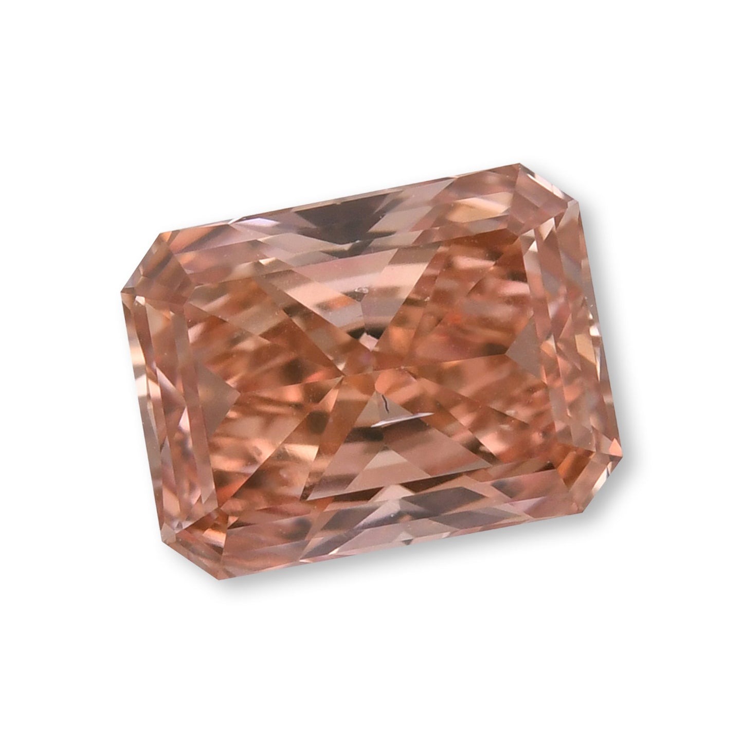 1.02 Carat Fancy Deep Brown Pink Radiant Diamond SI1 GIA