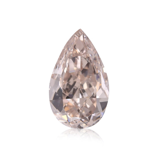 1,70 Karat Fancy Light Pink Brown Birnenförmiger Diamant VS2 GIA