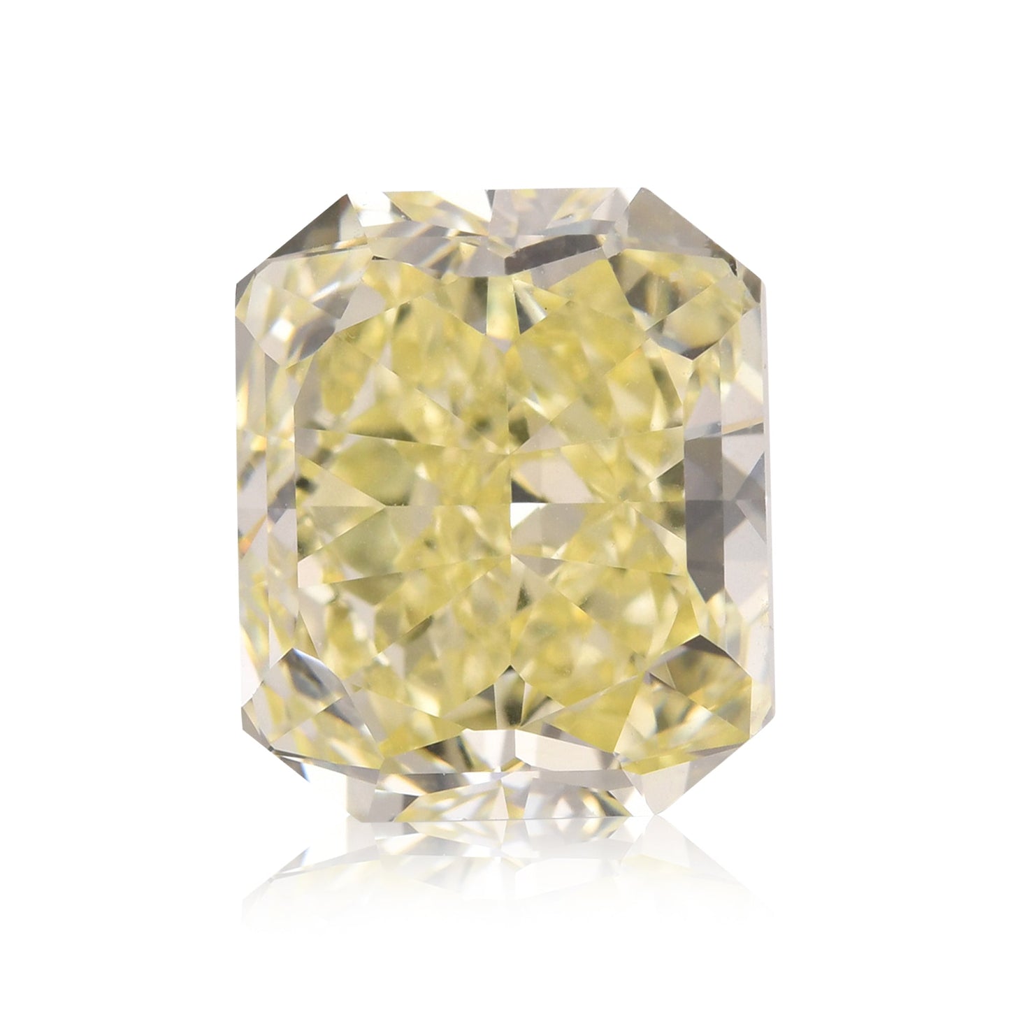 5,04 Karat Fancy Yellow Radiant IF GIA