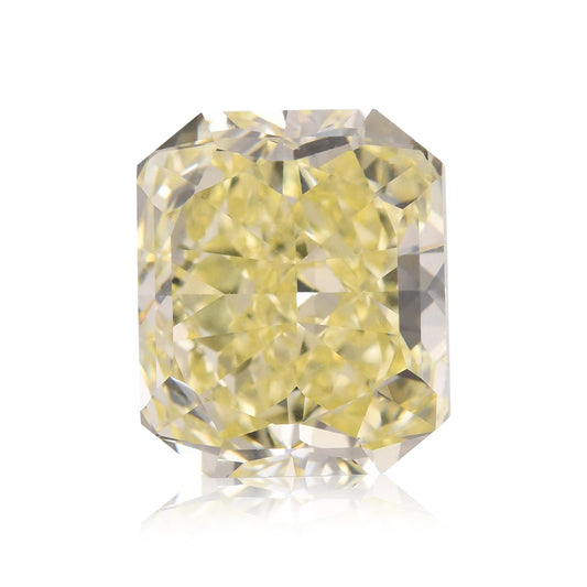 5,04 Karat Fancy Yellow Radiant IF GIA
