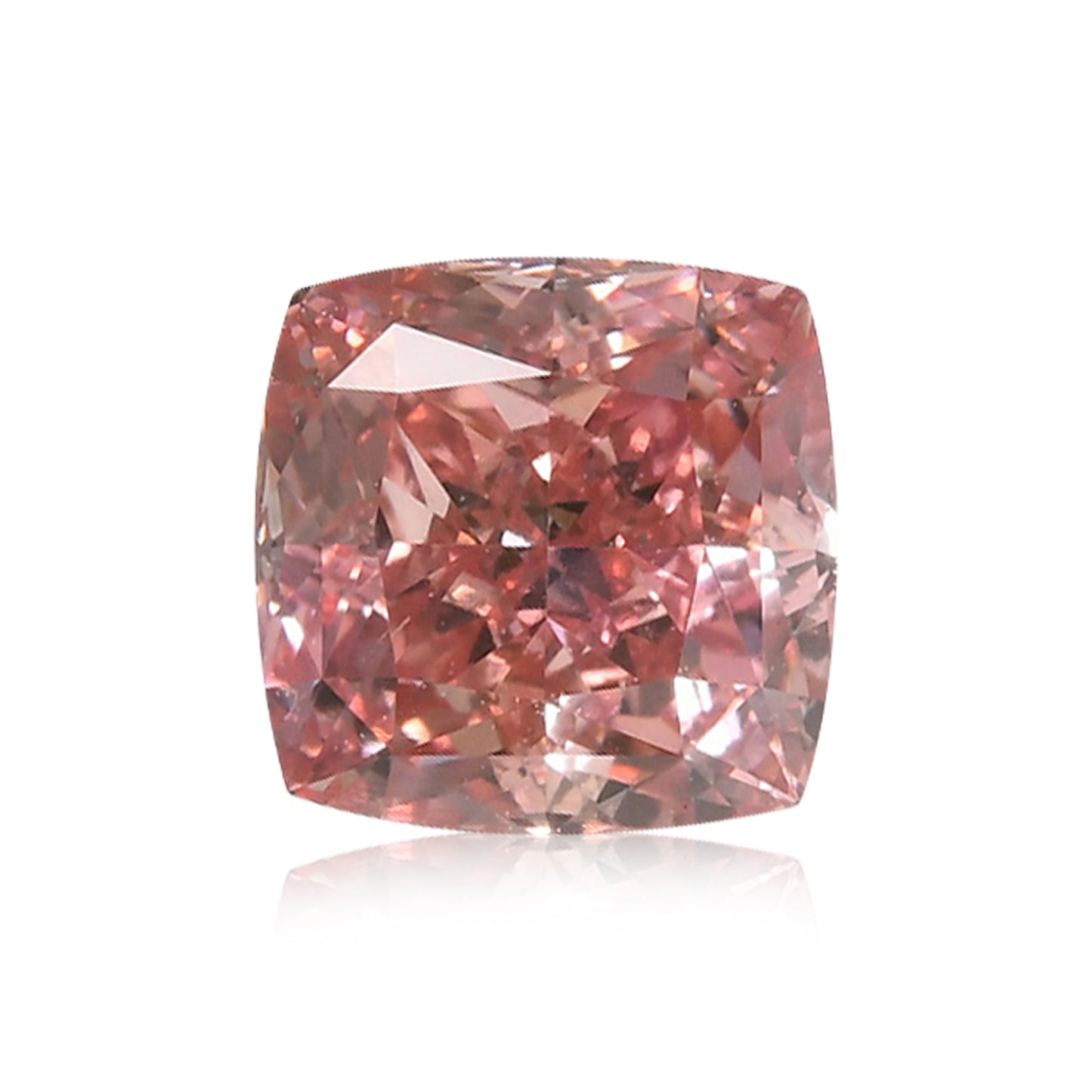 0,60 Karat Fancy Intense Pink Cushion Diamond VS2 GIA