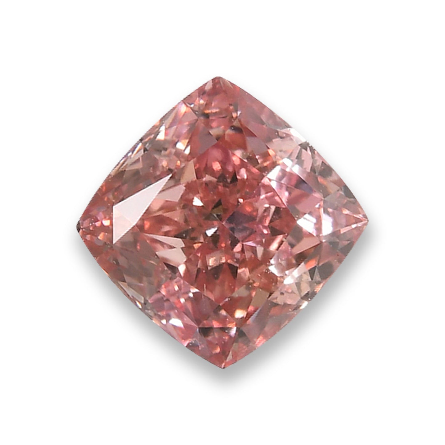 0,60 Karat Fancy Intense Pink Cushion Diamond VS2 GIA