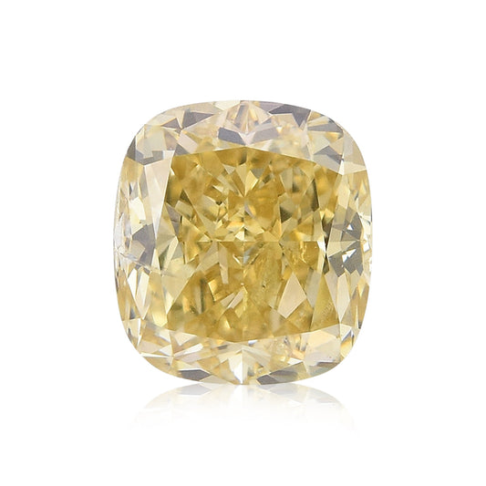 1,02 Karat Fancy Brownish Yellow Cushion Diamond I1 GIA