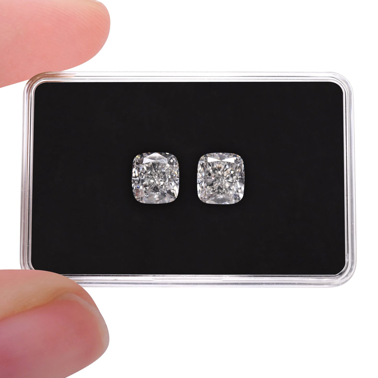 6.83 Carat H Cushion Diamonds VS1