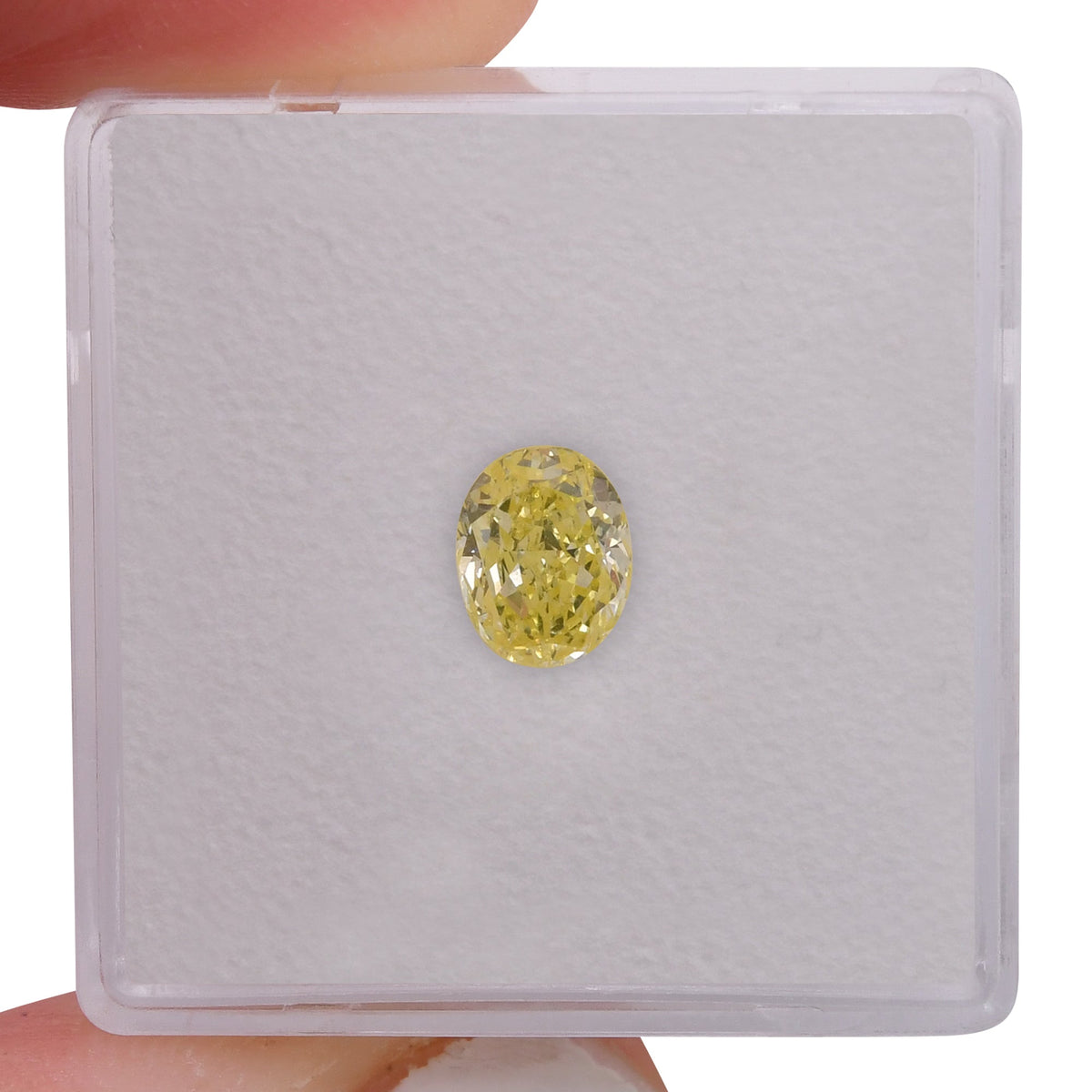 Oval Diamond | 0.86 ct | Fancy Yellow | SI2 | GIA | Ref 592350
