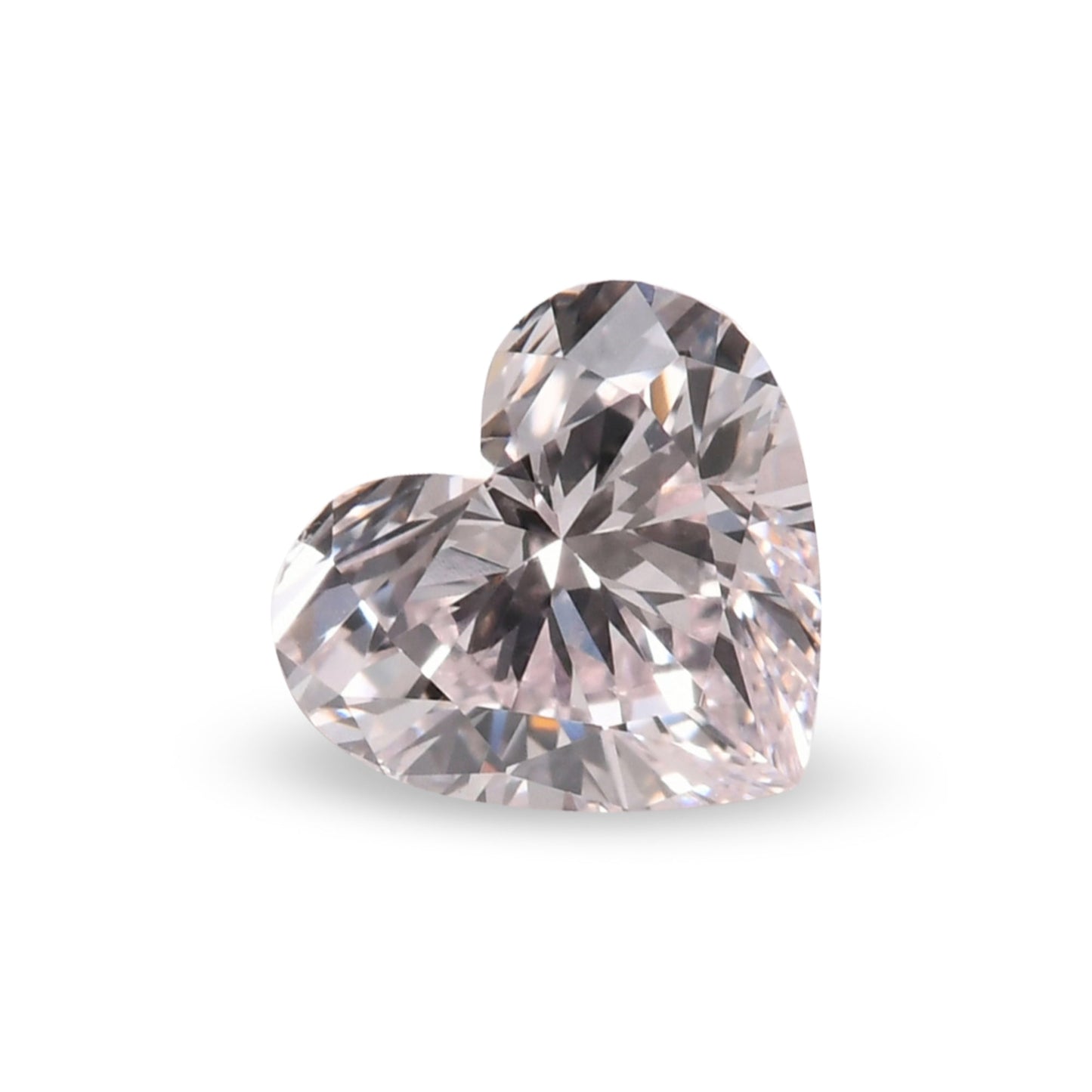 0.34 Carat Very Light Pink HEART Diamond SI1 GIA
