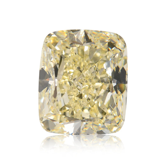 2,25 Karat hellgelber Kissen-Diamant SI2 GIA