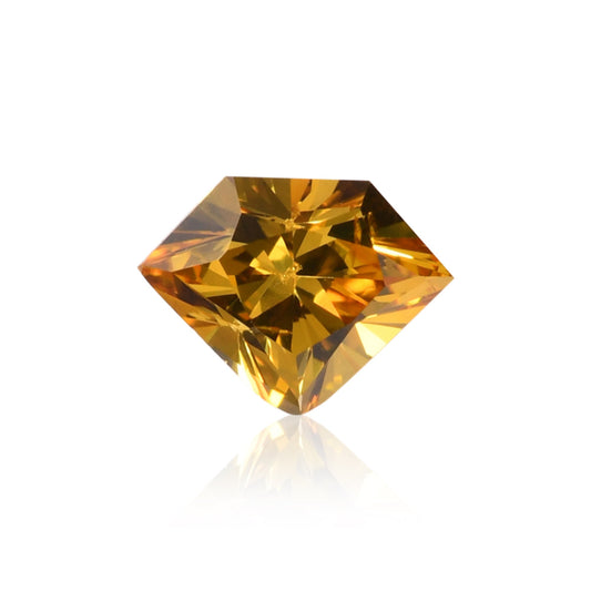 0,32 Karat Fancy Deep Yellow Schildschliff-Diamant SI1 GIA