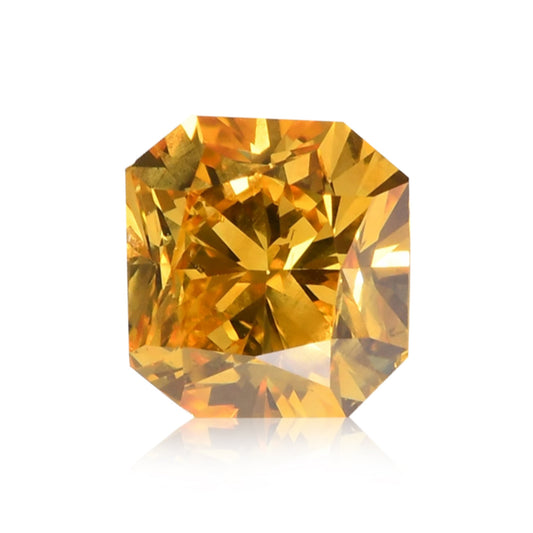 0,34 Karat Fancy Vivid Orange Yellow Radiant Diamant SI1 GIA