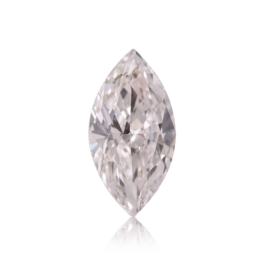 0.55 Carat Faint Pinkish Brown Marquise Diamond SI2 GIA