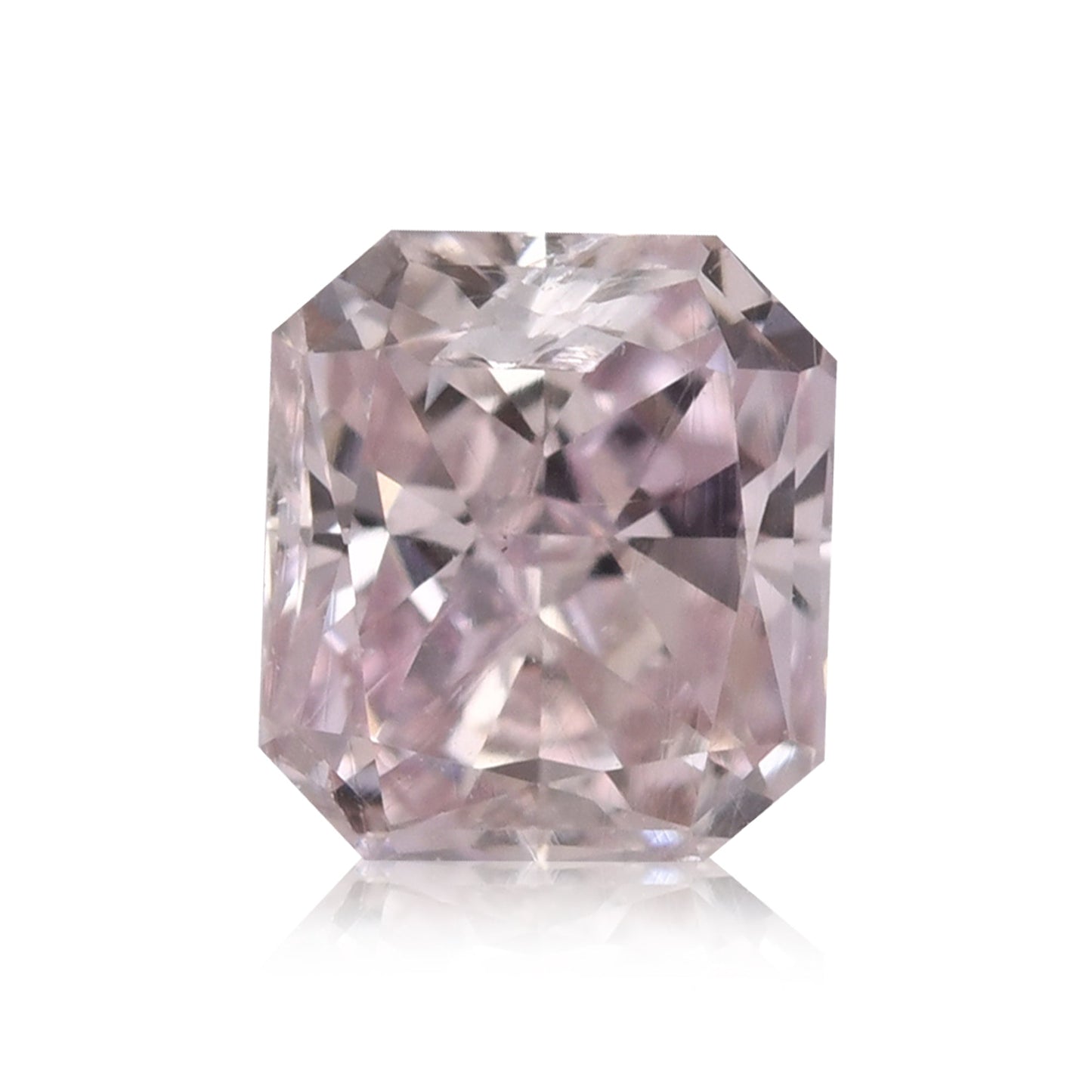 0,32 Karat Fancy Light Brown Pink Radiant Diamond (I1) GIA