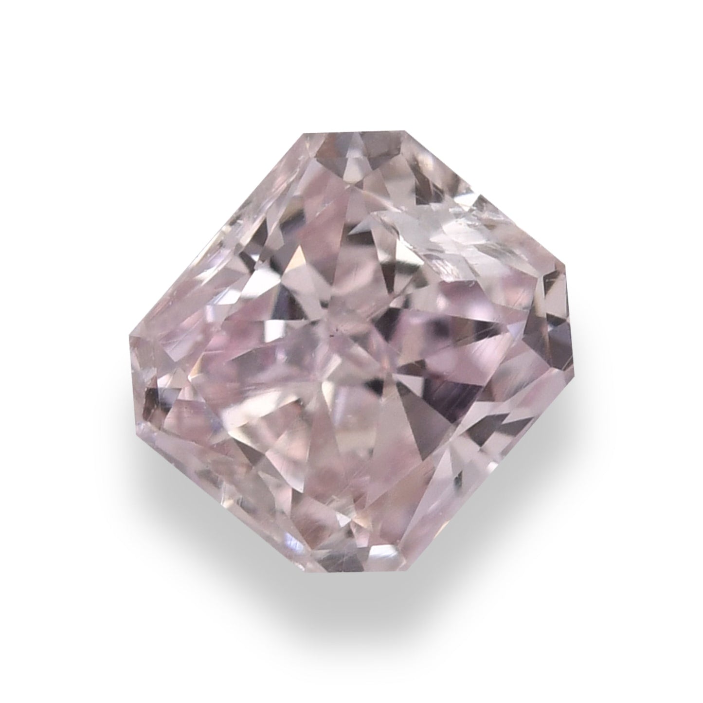0,32 Karat Fancy Light Brown Pink Radiant Diamond (I1) GIA