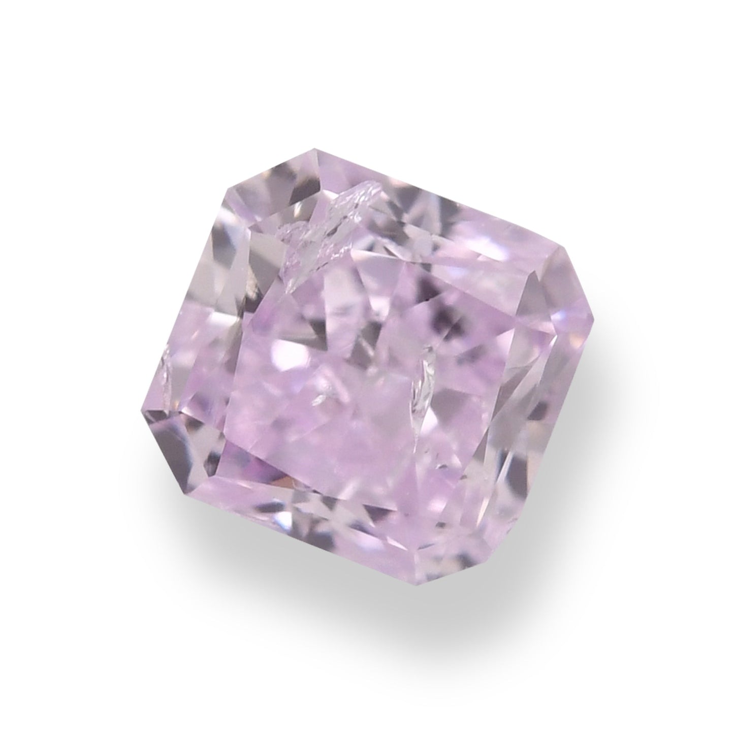 0,33 Karat Fancy Pinkish Purple Radiant (I2) GIA