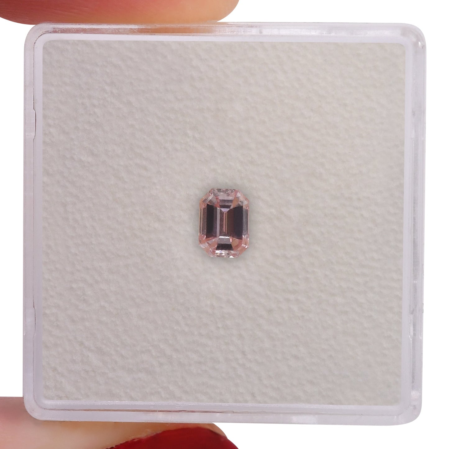 0.39 Carat Fancy Pink Emerald Argyle Diamond SI1 GIA