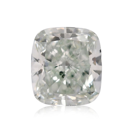 0,22 Karat Fancy Light Green Cushion Diamond SI2 GIA