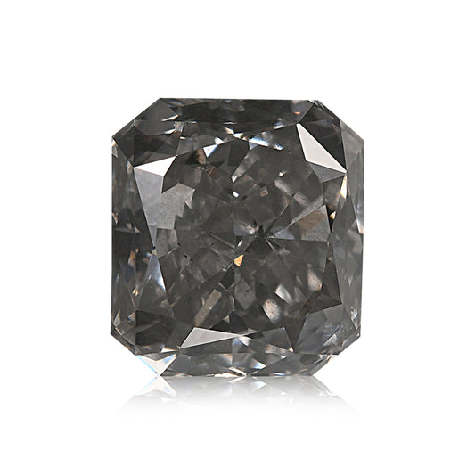 2,51 Karat Fancy Gray Radiant (I1) GIA