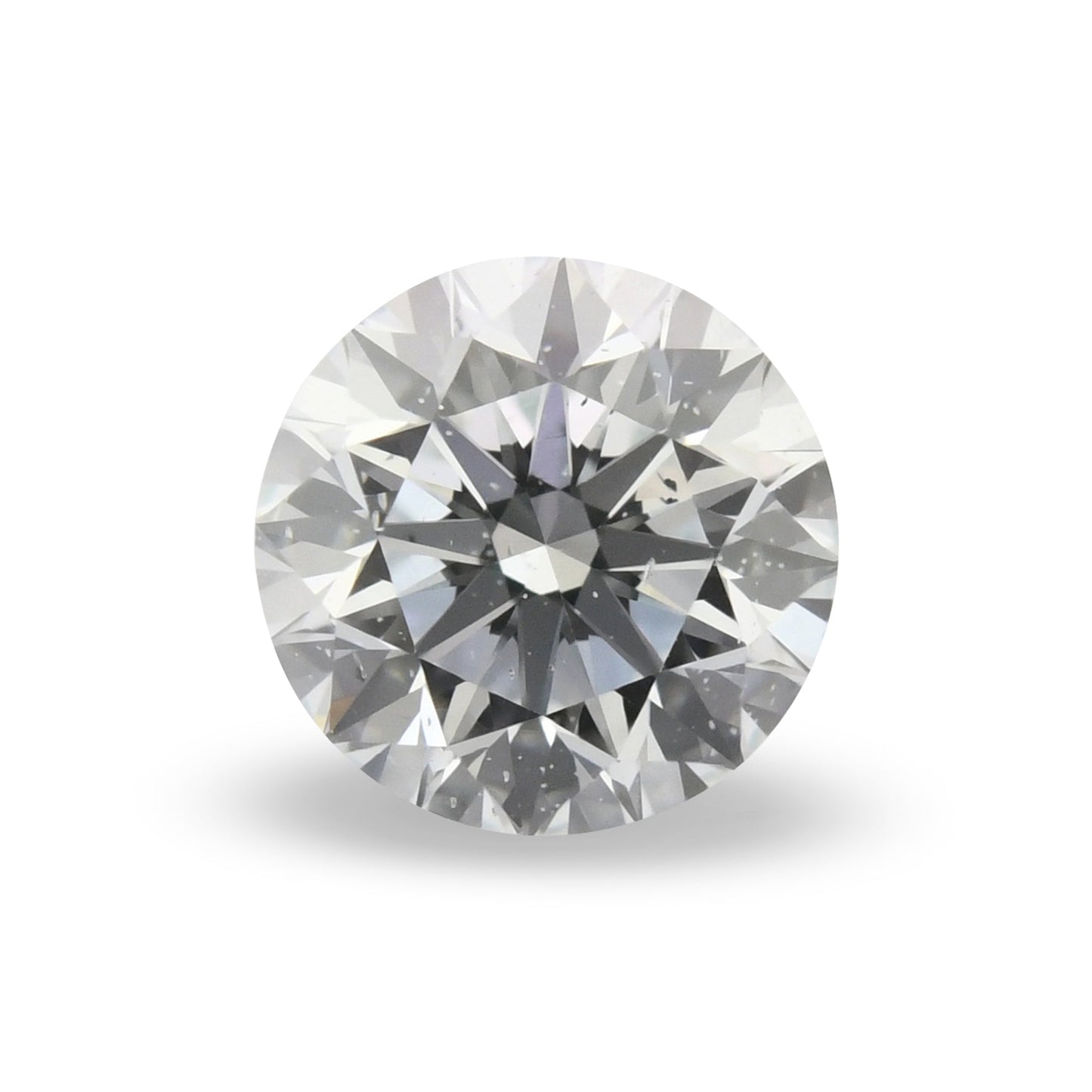 0,61 Karat sehr hellblauer runder Brillantdiamant SI2 GIA