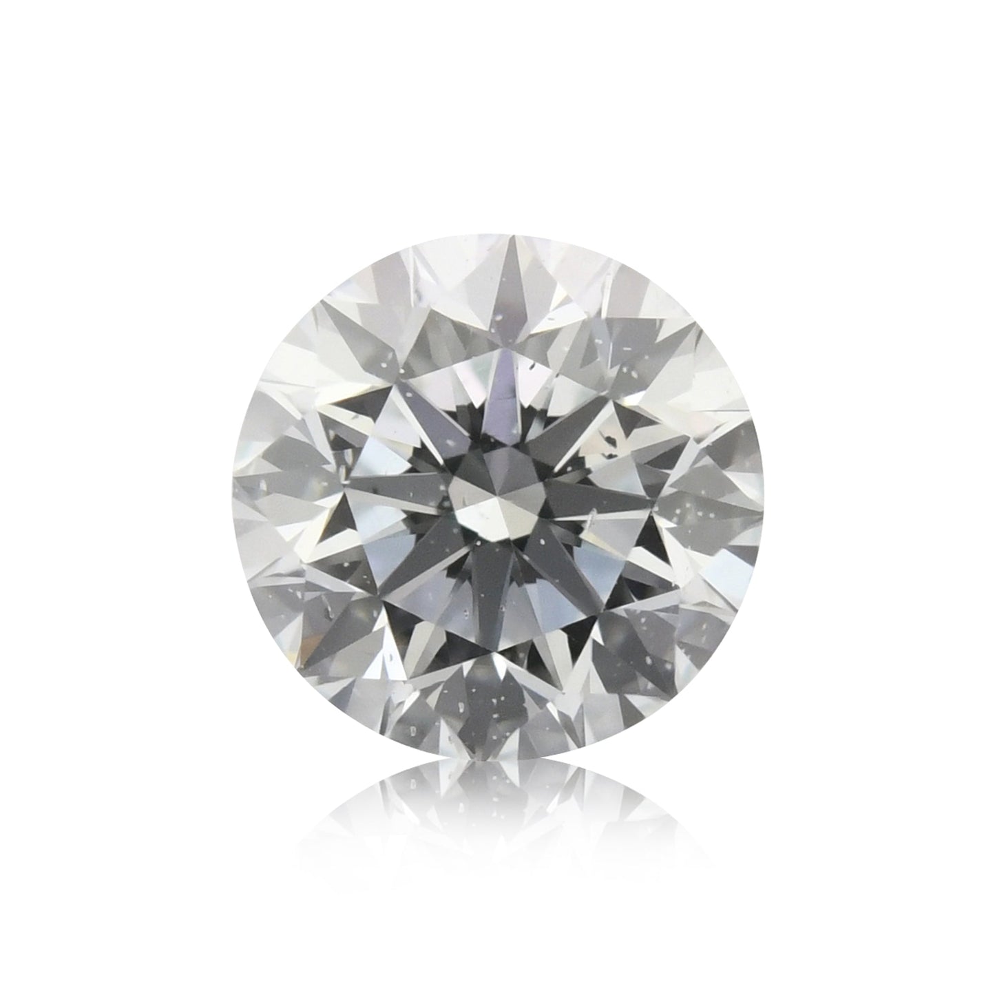 0,61 Karat sehr hellblauer runder Brillantdiamant SI2 GIA