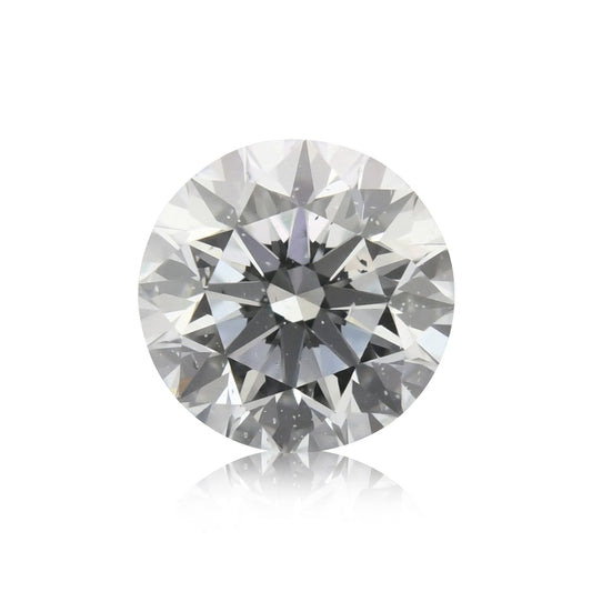 0.61 Carat Very Light Blue Round Brilliant Diamond SI2 GIA
