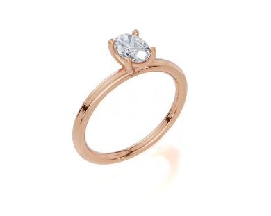 18ct Pear 0.30Carat G/H-RA SI Plain Plain 4Pr  Diamond Ring