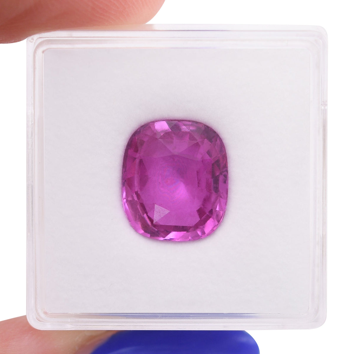Kissenförmiger Saphir | 6,03 ct | Rosa | GIA | Ref. 721157