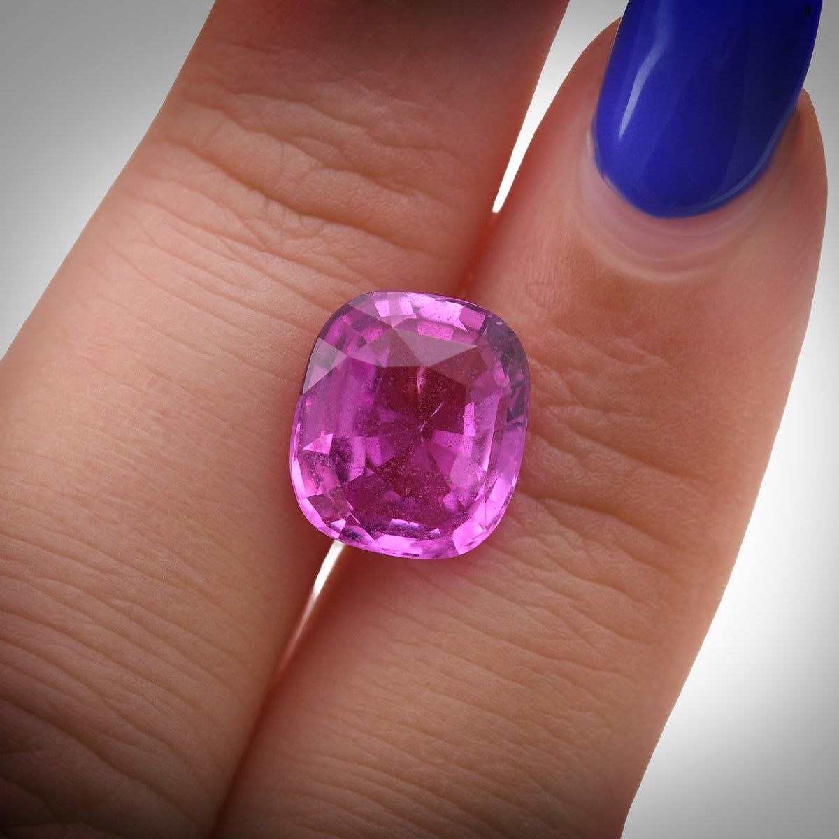 Kissenförmiger Saphir | 6,03 ct | Rosa | GIA | Ref. 721157