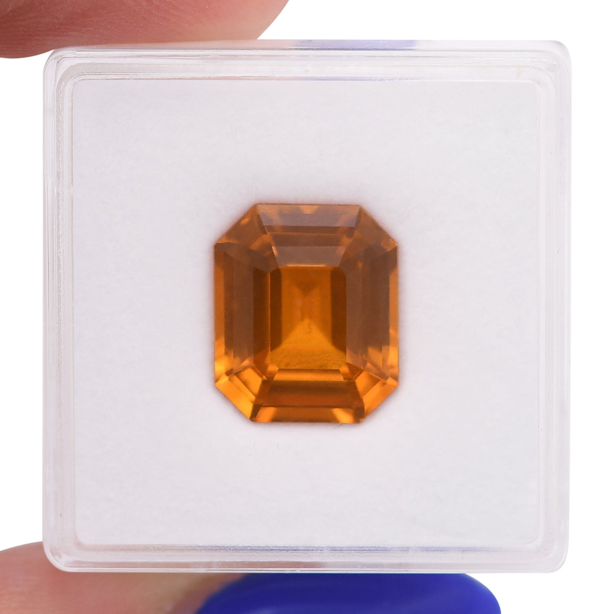 Smaragdgrüner Saphir | 6,06 ct | Orange | GIA | Ref. 721170