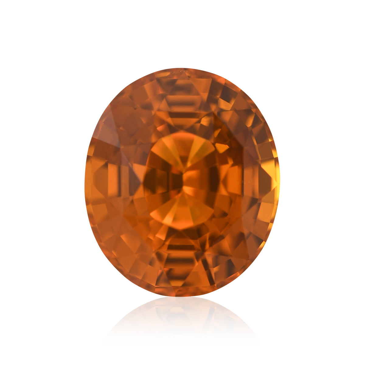 Ovaler Saphir | 6,07 ct | Orange | GIA | Ref. 721166