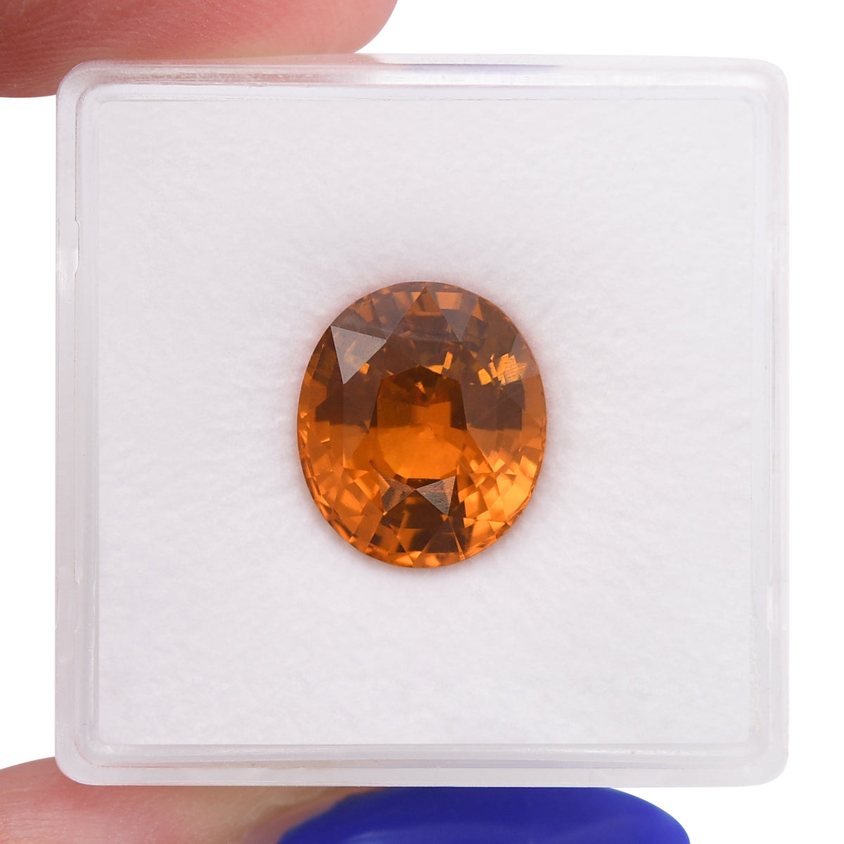 Ovaler Saphir | 6,07 ct | Orange | GIA | Ref. 721166
