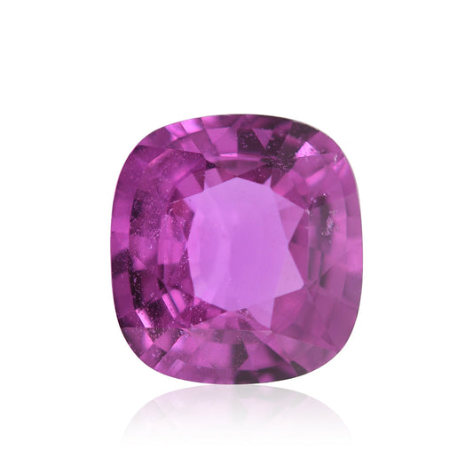6,08 Karat rosafarbener MADAGASCAR-Kissen-Saphir AGL