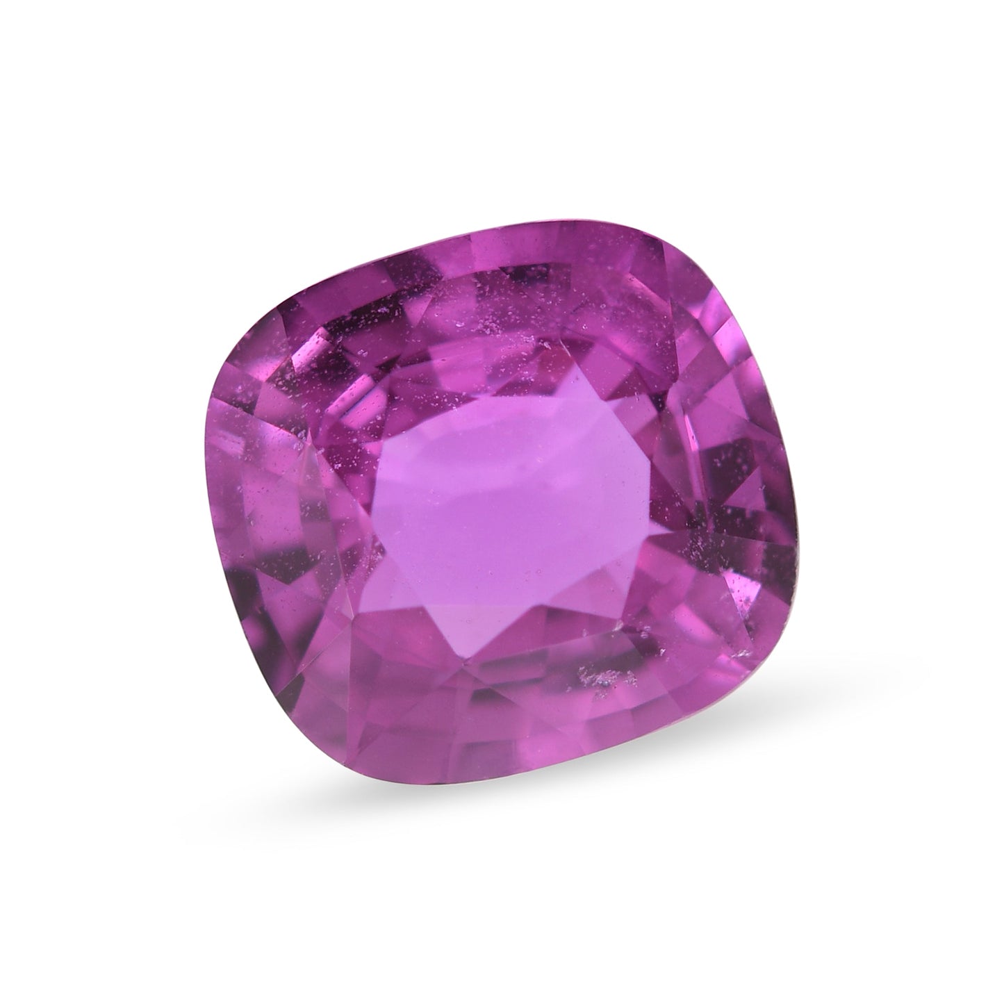 6,08 Karat rosafarbener MADAGASCAR-Kissen-Saphir AGL