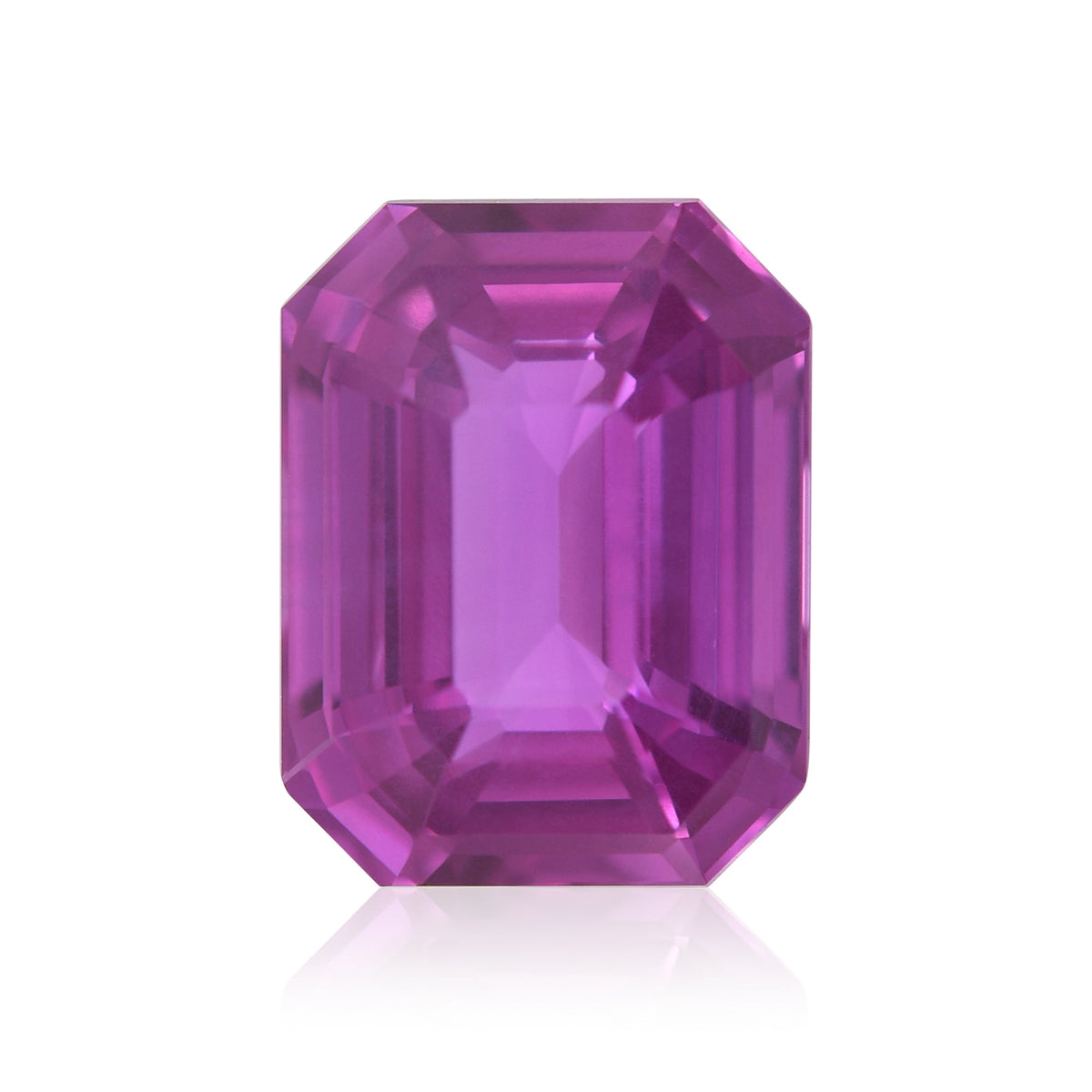 Smaragdgrüner Saphir | 6,08 ct | Rosa | GIA | Ref. 718612