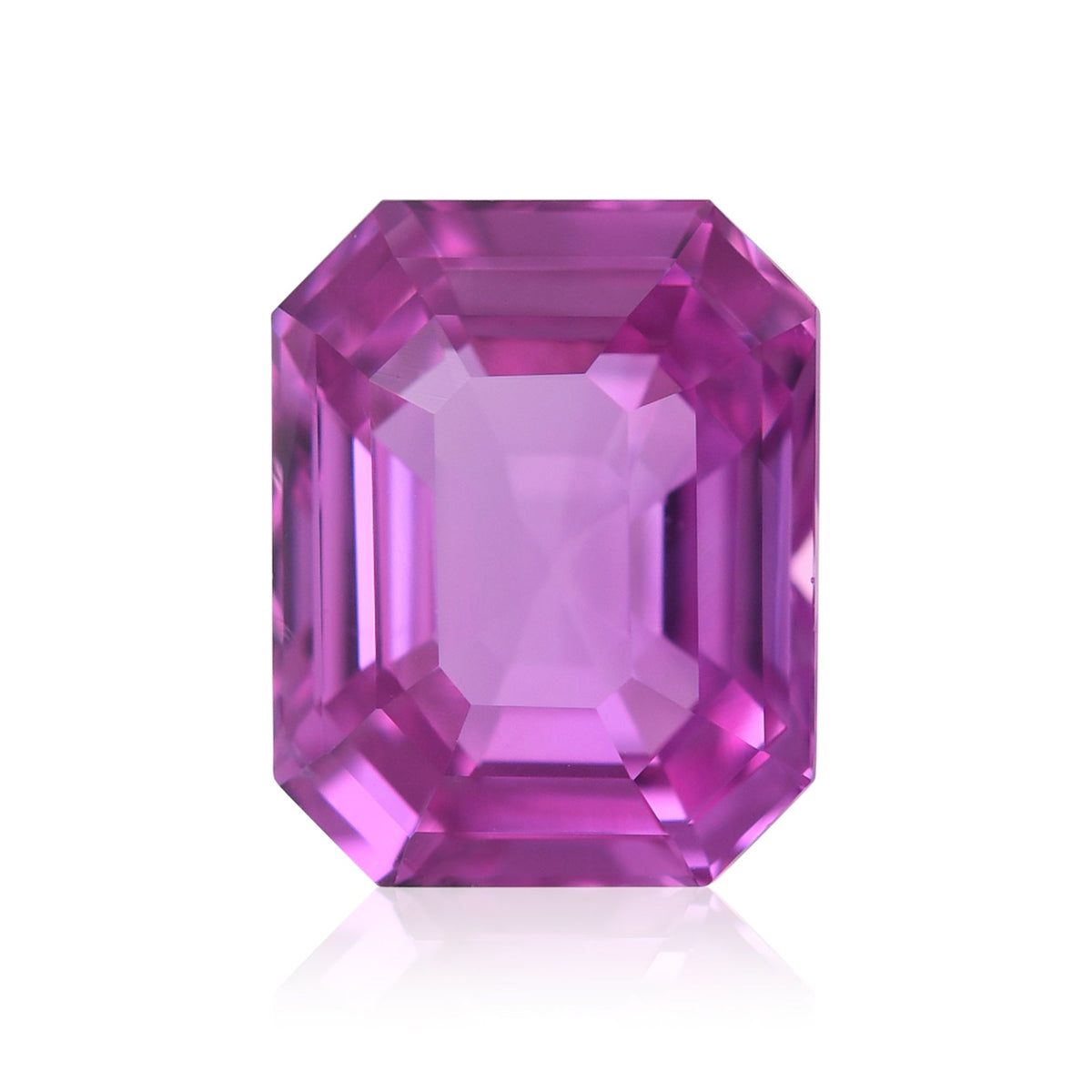 Smaragdgrüner Saphir | 6,27 ct | Rosa | GIA | Ref. 721059